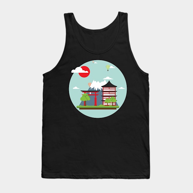 The land of the rising Sun Tank Top by epoliveira